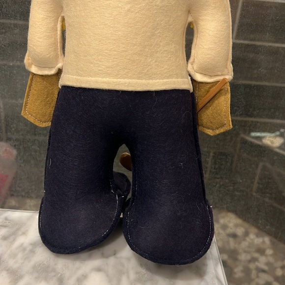 1980s Vintage Fufel Plush Felt Doll “Golfer” excellent condition - Picture 5 of 6